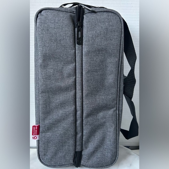 NWT LEXI HOME 7-PIECE BEVERAGE CARRIER TOTE BAG W/ACCESSORIES PLASTIC BEVERAGE - Picture 2 of 10